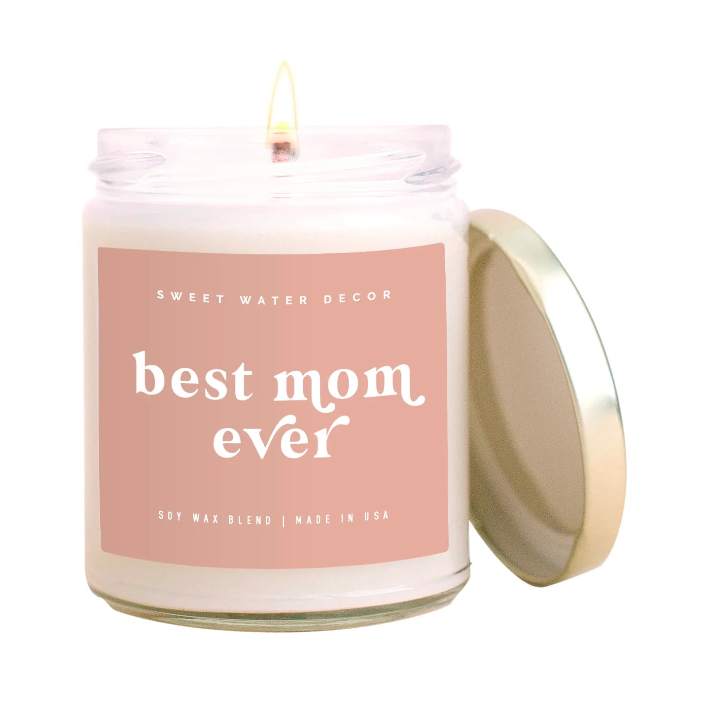 Vela de soya Pink Label BEST MOM EVER!