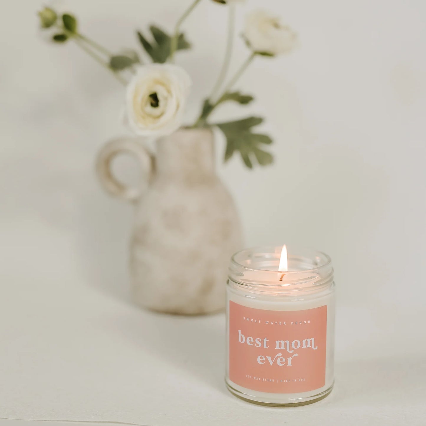 Vela de soya Pink Label BEST MOM EVER!