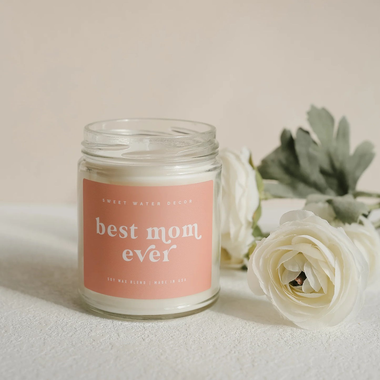 Vela de soya Pink Label BEST MOM EVER!