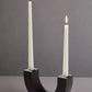 PORTA VELAS NEGRO